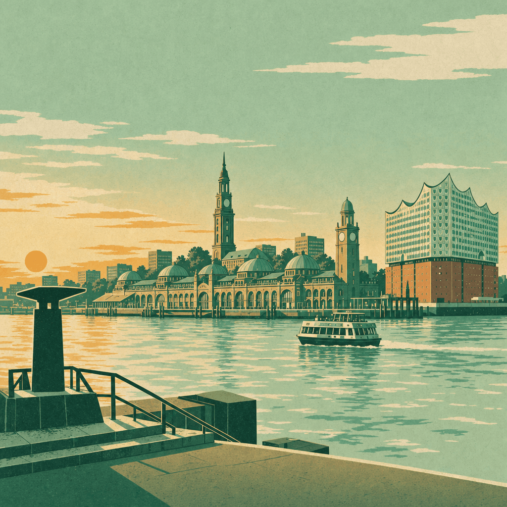 Hamburg, AI illustration