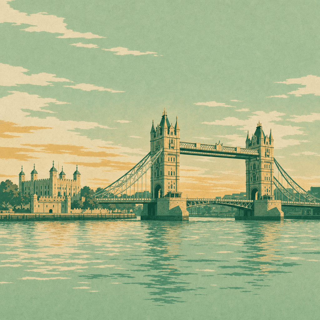 London, AI illustration