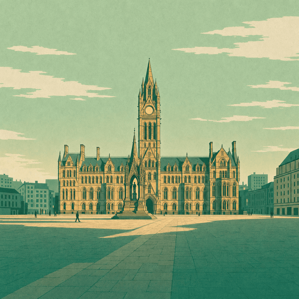 Manchester, AI illustration
